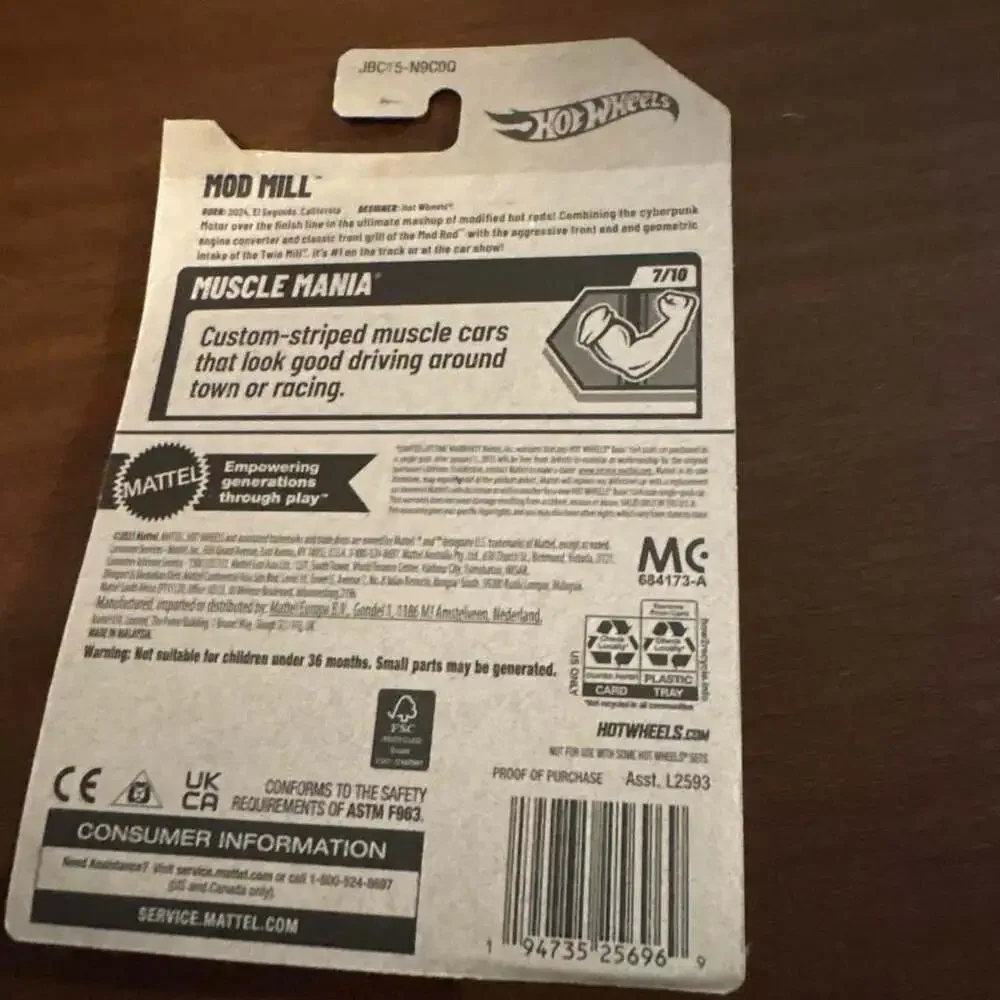 Hot Wheels Muscle Mania Mod Mill 2025 New Series 218/250
